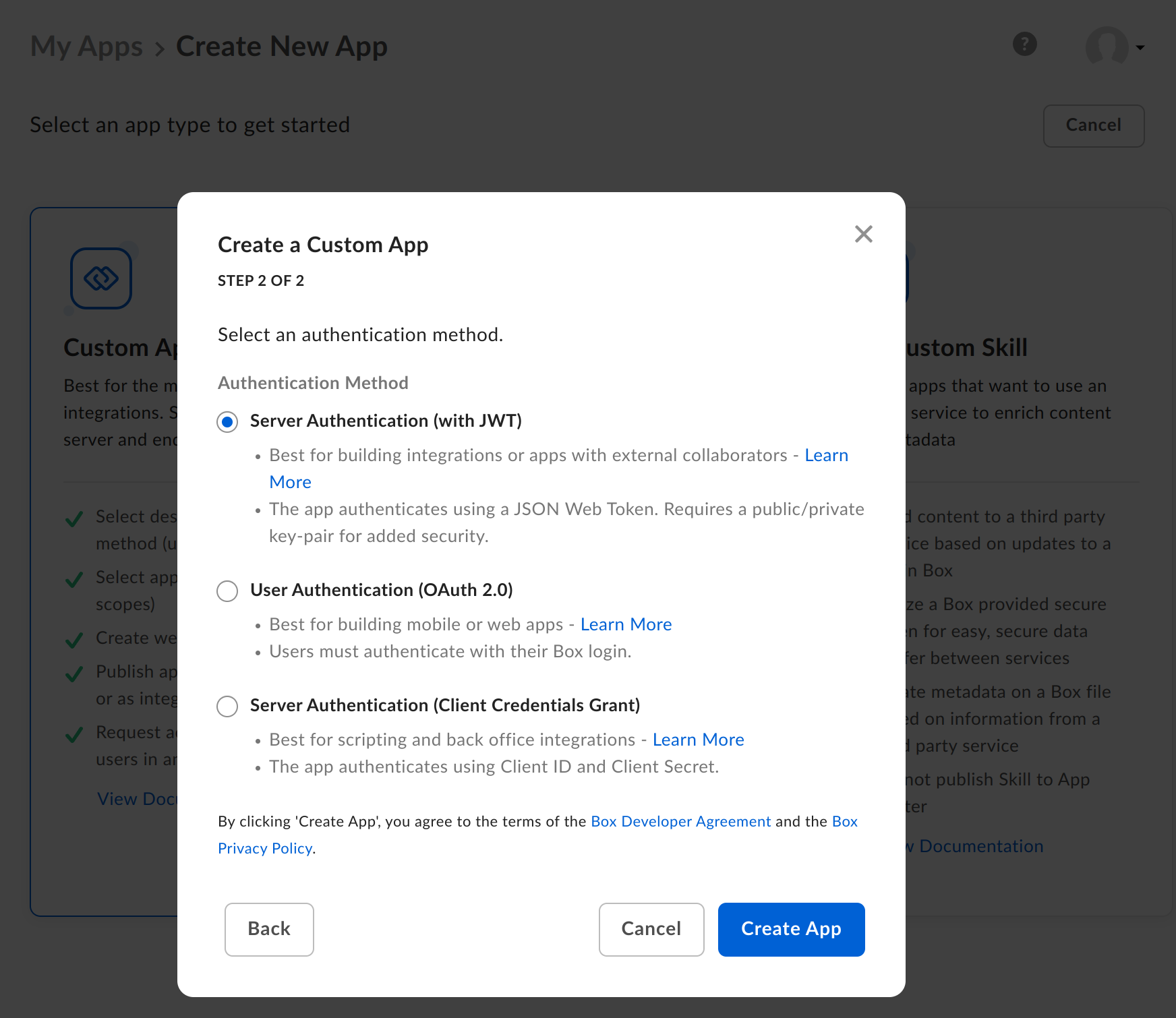 box 3 authentication method