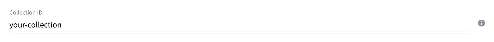 Collection ID