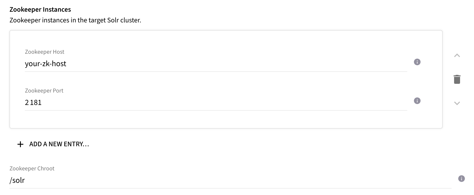 ZK Instances - Solr Cloud